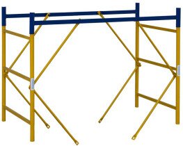 The intermediate section of the VIRASTAR COMPACT 1.7x0.8 m scaffold tower