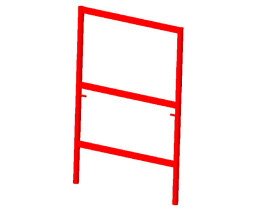 The railing ladder for the VIRASTAR COMPACT scaffold tower 1.7x0.8 m