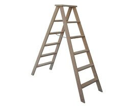 Wooden double-sided stepladder VIRASTAR HOBBY 2x6