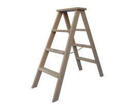Wooden double-sided stepladder VIRASTAR HOBBY 2x4