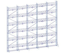Комплект клино-хомутовых лесов 15х17,5 (М) VIRASTAR
