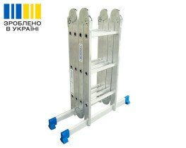 Многофункциональная шарнирная лестница-стремянка VIRASTAR TRANSFORMER 4x3 ступени