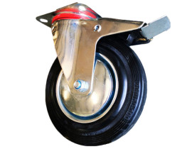 Swivel wheel with brake for VIRASTAR 200 mm scaffold tower