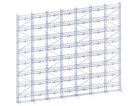 Комплект клино-хомутовых лесов 20х24,5 (М) VIRASTAR
