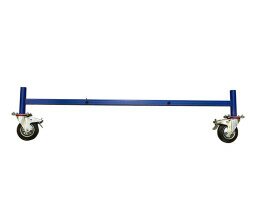 Lightweight base with wheels without jacks for the VIRASTAR "KOMPAKT-M" scaffold tower (0.8x1.7 m)