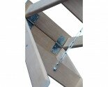 Wooden double-sided stepladder VIRASTAR HOBBY 2x4  Photo№1