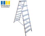 Two-sided aluminum stepladder VIRASTAR GORA 2x8  Photo№39449