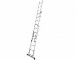 Aluminum three-section ladder TRIOMAX VIRASTAR 3x7 steps  Photo№0