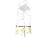 The intermediate section of the VIRASTAR PROFI 2.0x2.0 m scaffold tower  Photo№0