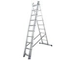 Aluminum three-section ladder TRIOMAX VIRASTAR 3x10 steps  Photo№0
