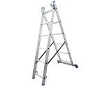 Aluminum three-section ladder TRIOMAX VIRASTAR 3x6 steps  Photo№0