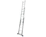 Aluminum three-section ladder TRIOMAX VIRASTAR 3x6 steps  Photo№1