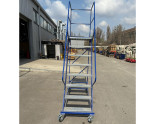 Steel warehouse mobile ladder H=1250 mm  Photo№2