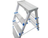 Double-sided aluminum ladder VIRASTAR GORA 2x4 steps  Photo№1