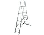 Aluminum three-section ladder TRIOMAX VIRASTAR 3x9 steps  Photo№2