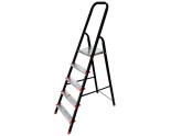 Алюминиево-стальная стремянка VIRASTAR NOVA STEEL 5 ступеней  Фото№0