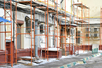 How to store scaffolding in winter?