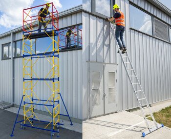 A ladder or a tour tower - what to choose for work?