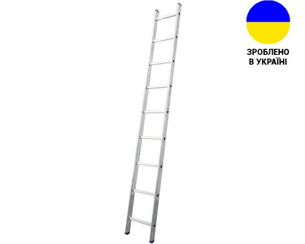 Алюминиевая односекционная лестница UNOMAX VIRASTAR 9 ступеней