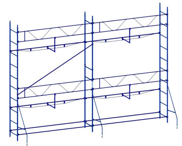 Set of wedge-clamp scaffolding 5x7 (M) VIRASTAR