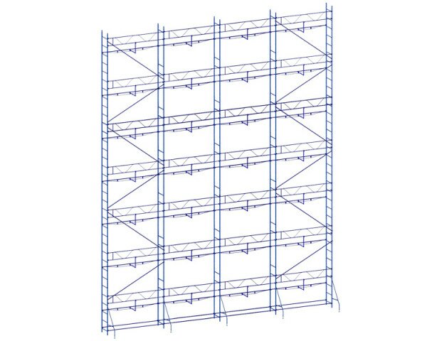 Set of wedge-clamp scaffolding 17.5x14 (M) VIRASTAR