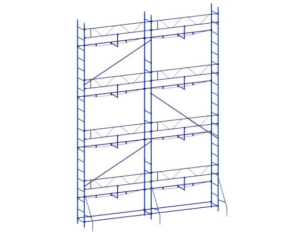 Set of wedge-clamp scaffolding 10x7 (M) VIRASTAR
