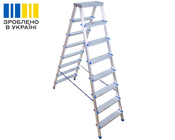 Two-sided aluminum stepladder VIRASTAR GORA 2x8