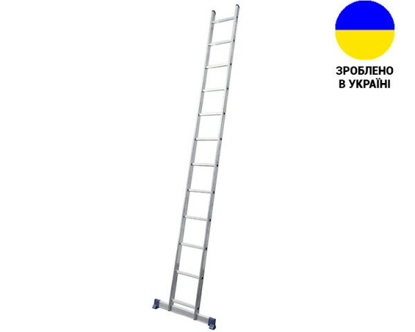Алюминиевая односекционная лестница UNOMAX VIRASTAR 12 ступеней