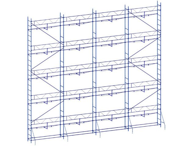 Set of wedge-clamp scaffolding 12.5x14 (M) VIRASTAR