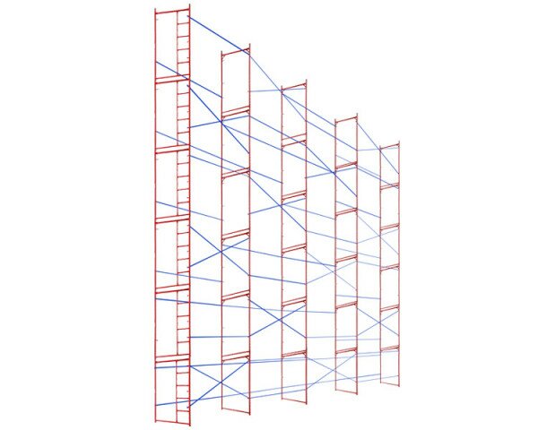 Set of frame scaffolding 12x12 (M) VIRASTAR