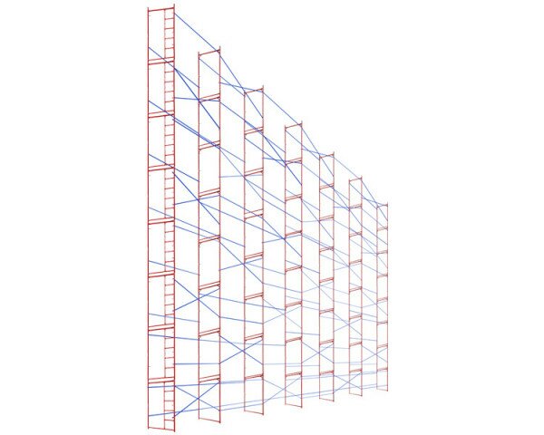 Set of frame scaffolding 16x18 (M) VIRASTAR