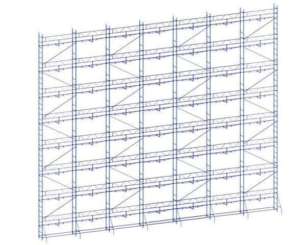 Set of wedge-clamp scaffolding 20x24.5 (M) VIRASTAR