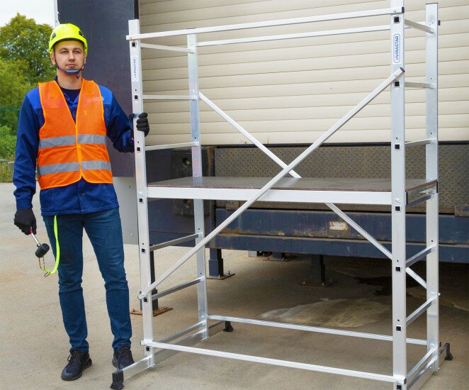 Scaffolding is the most popular equipment for repairs